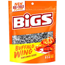 Bigs Sunflower Seeds Hot Buffalo Wings 5.35oz Bag